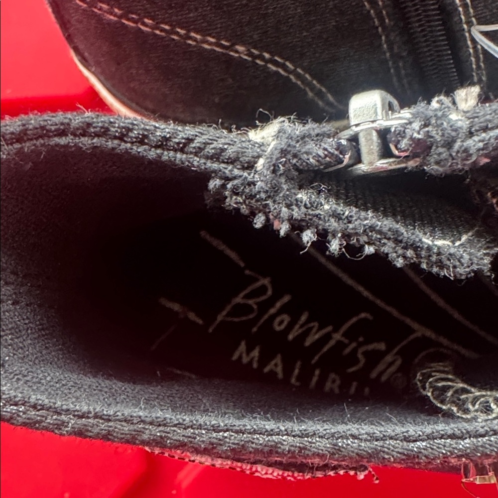 Blowfish Black Distressed High-Top Women's Sneakers - Picture 5 of 5